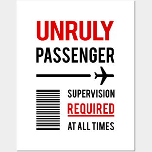 Unruly Passenger Posters and Art